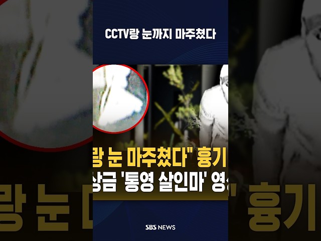 "CCTV랑 눈까지 마주쳤다" #shorts