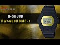Casio G Shock Gold Metallic Mirror Face Watch | DW5700BBMB-1 Round Digital Watch