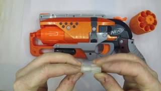 Nerf Hammershot Gavinfuzzy 8 Shot & Blasterparts Kit Fix
8 shot 3d printed cylinders fro Gavinfuzzy customs tested! How to fit guide and a fix for the Blasterparts metal hammer and sear kit not catching properly- A simple job that can also tweak the trigger pressure on the stock set up.
Props to Andrew Aitcheson for the first 8
Get a Gavinfuzzy one-
https://www.etsy.com/uk/shop/GavinfuzzyCustoms
The original-
http://britnerf.co.uk/about3031.html&highlight=
Support the channel on Patreon
https://www.patreon.com/foamdataservices
PLEASE NOTE I AM NO LONGER ACCEPTING COMMISSIONS UNTIL FURTHER NOTICE. Booked up! Nerf Hammershot Gavinfuzzy 8 Shot & Blasterparts Kit Fix