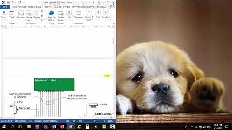 [ Vi xử lí ] LCD | sử dụng thư viện có sẳn "LCD.C" | 4 bit dữ liệu