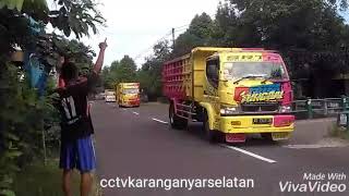 Kepulangan Kopdar SRTC (Solo Raya Truck Comunity) Kordir Karangpandan .Minggu 10 Maret 2019