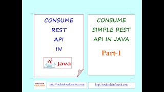Consume REST API in Java | Part-1 | Consume simple rest API in java