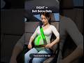 How to Wear a Seat belt During Pregnancy Safely | #shorts #pregnancy