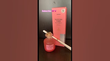 Nature vibe reed diffuser 🌸 #miniso