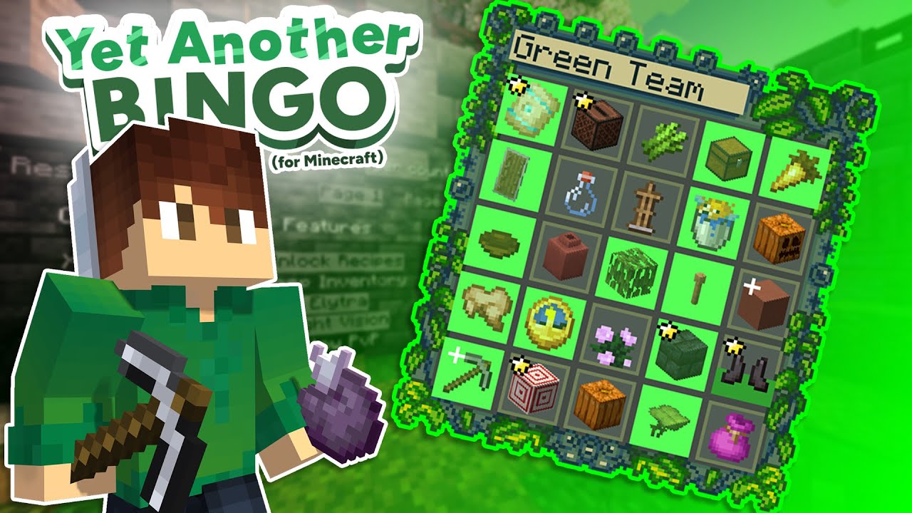 🟢 Minecraft BINGO: Halfoween Edition