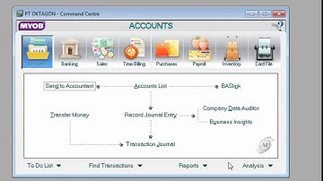 TUTORIAL MYOB ACCOUNTING v19 PERUSAHAAN DAGANG