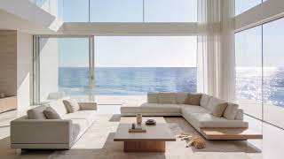 Engineered Calm™  Luxury Ocean View Living Room Ambience 🌊 Soft Chill Ambient Music for Relaxation screenshot 3