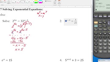 Solve Exponential Equations  Make the Bases the same
