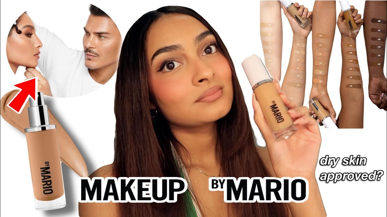 *NEW* MAKEUP BY MARIO FOUNDATION ON DRY SKIN +10 HOUR WEAR TEST - YouTube