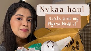 5 Picks from my Nykaa Wishlist | Shopping Haul | Skincare edition | Glowupwithsakshi ✨