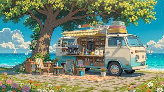 Summer Lofi Chill 🌊 Ocean Coffee for Relaxing Morning  ☀️ Lofi Hip Hop for Study & Relax