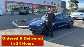 I Ordered & Took Delivery Of A New Tesla Model 3 In 24 Hours. Here’s How by GK7 Garage 4,585 views 1 year ago 11 minutes, 2 seconds