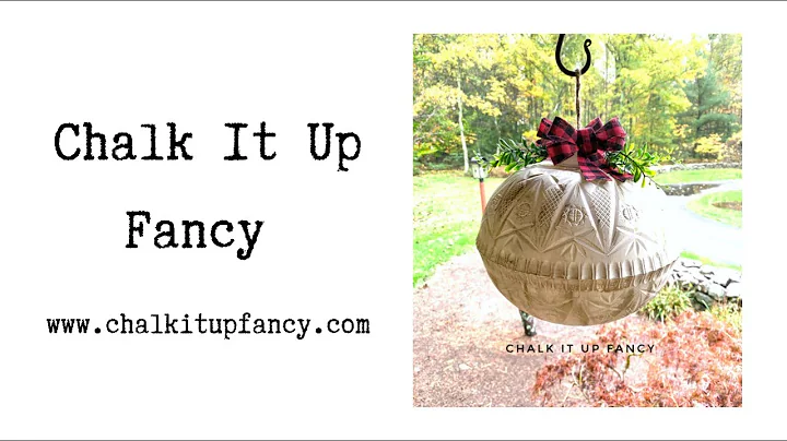 DIY Dollar Tree Plastic Bowl Ornament