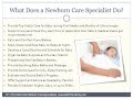 Baby nurse training and certification