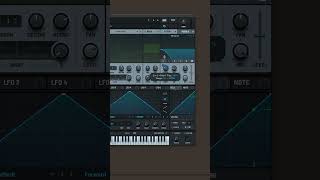 How to make melodic techno bass #musicproduction #sounddesign #melodictechno