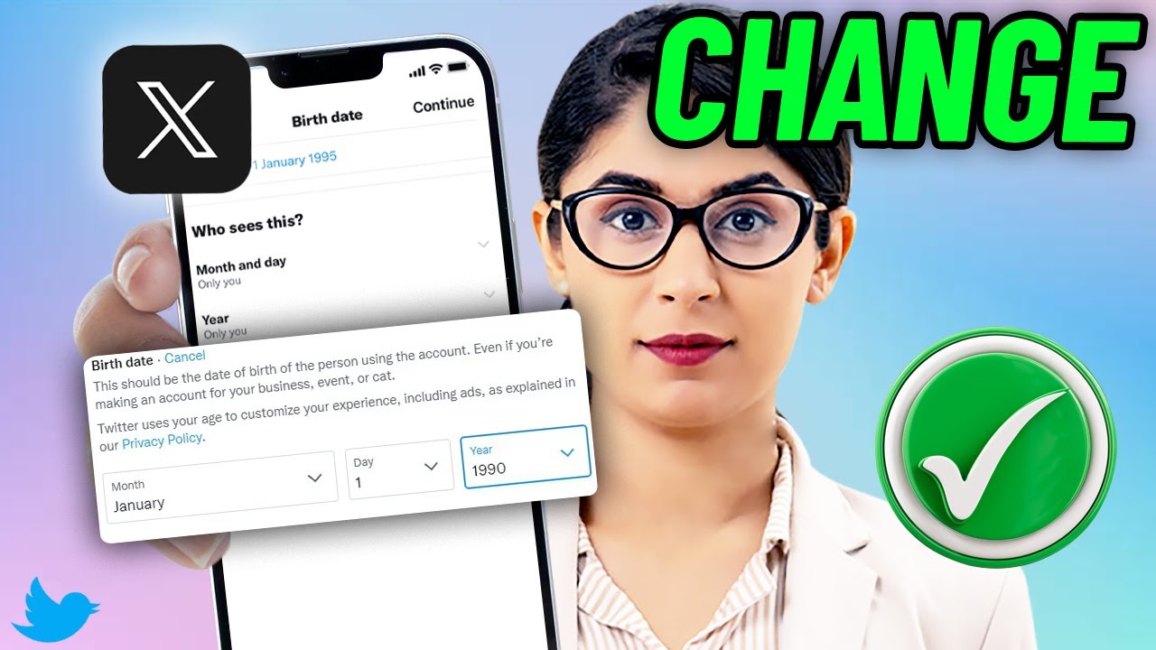 How to Change Your Date of Birth on Twitter ( X ) [ 2024 update ]