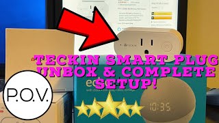 Teckin Smart Plug Unboxing and Complete Setup POV