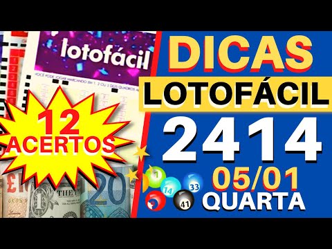 Lotofácil 2414. Dicas e Análises para Hoje Quarta 05/01.