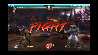Slips (Scorpion) vs Perfect Legend (Raiden) Frosty Faustings IV 2012 Mortal Kombat 9 [_aNgryCttEE]
