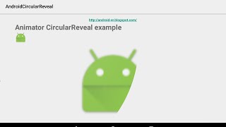 Animator of CircularReveal