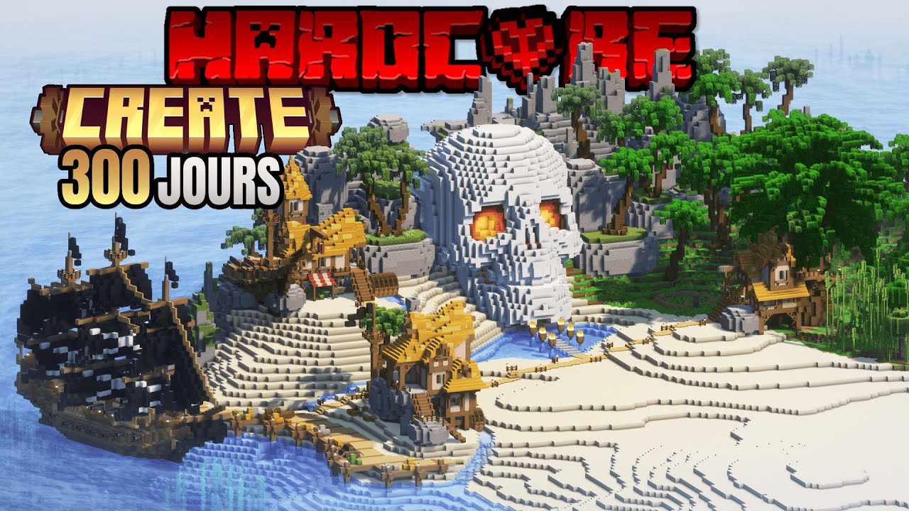 J'ai Survécu 300 Jours sur Minecraft Create Hardcore ... Voici ce qu'il s'est passé [FILM COMPLET]