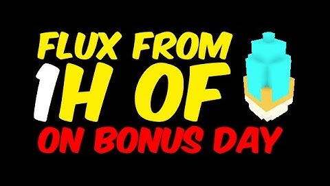 Flux from: 1H of Radiant Shard Farming (max efficiency)