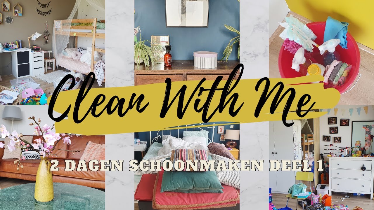CLEAN WITH ME NEDERLANDS Slaapkamer schoonmaken BEDROOM CLEANING
