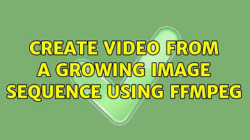 Create video from a growing image sequence using FFMPEG