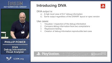 2017 EuroLLVM Developers’ Meeting: P. Power “DIVA (Debug Information Visual Analyzer)”