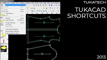 TUKAcad Shortcuts | CAD Pattern Making Tutorial | TUKAtip - TUKAdesign (2013)