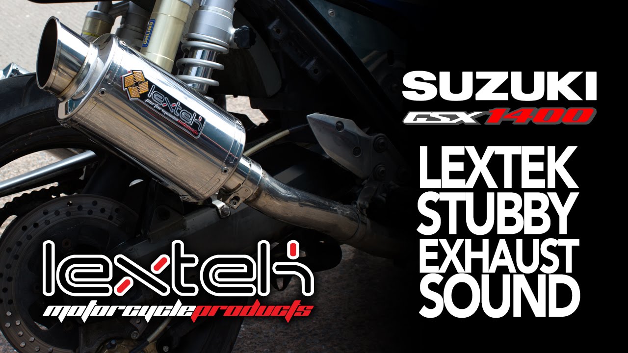 Lextek Stubby Exhausts on a Suzuki GSX1400 YouTube