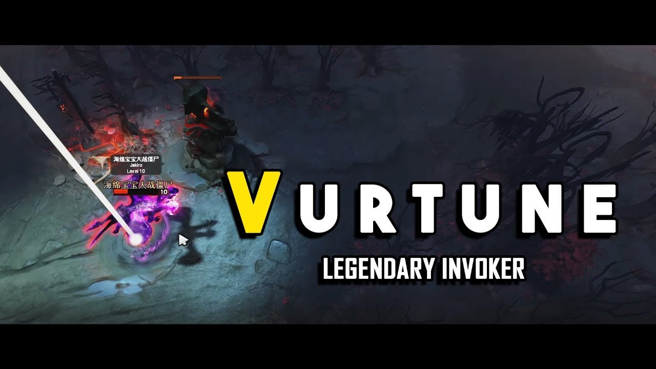 Vurtune Invoker GOD vs HARD Tiny + PL - INVOKER LEGENDARY IS BACK