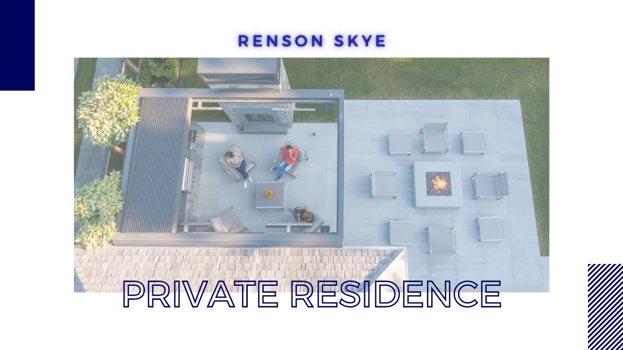 Renson Skye Retractable Patio Cover Atria Designs x Private Residence
