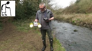 Underwater Camera on the Brook finds Gold on April 1st