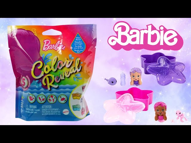 Barbie Color Reveal Peel Mermaid, Unicorn, Fairy Fashion Reveal