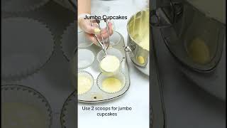 How to Fill Jumbo Cupcakes with a Cookie Scoop