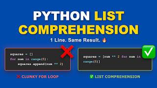 Famous Python List Comprehension (Visually Explained) | Python Tutorial for Beginners #5 Wealth