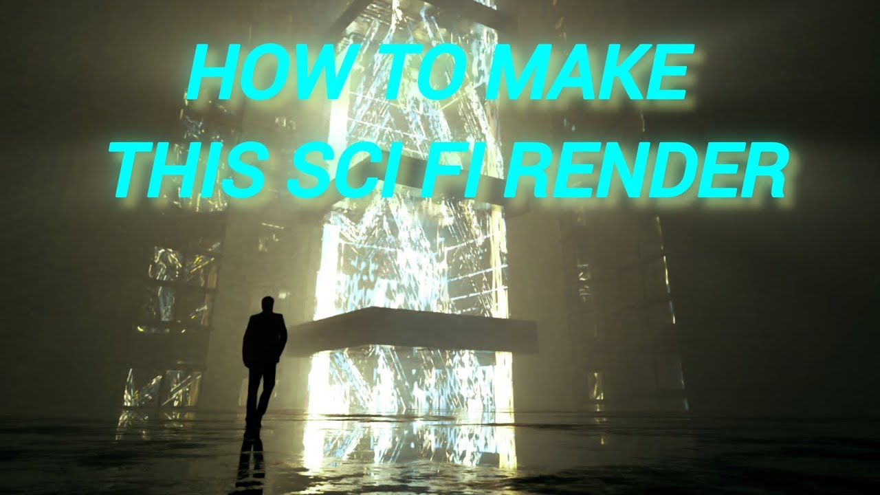 How to make this sci fi render useing blender - YouTube