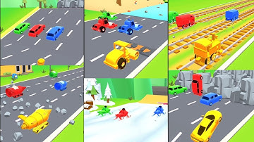 Top 8 Levels. Shape shifting gameplay 2023. very cool and gnarly hyper casual games #shapeshifting .