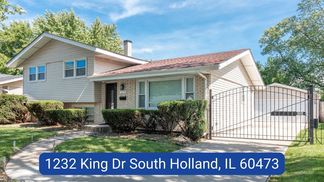 South Holland Homes For Sale 1232 King Dr South Holland IL 60473 YouTube