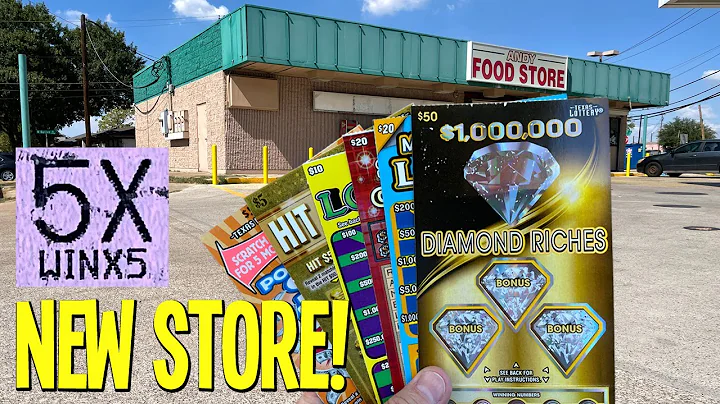 Found the 5X! **NEW STORE** $50 $1,000,000 Diamond Riches 🔴 $145 TEXAS LOTTERY Scratch Offs