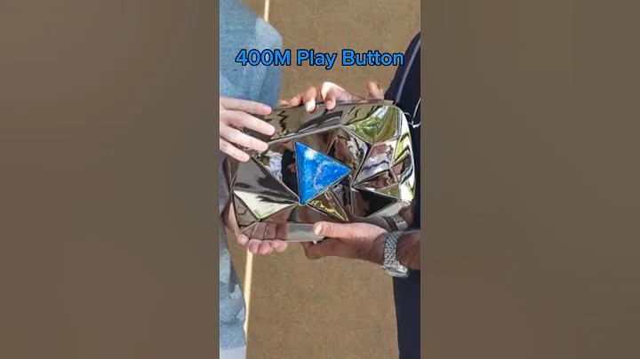 400 Million Subscribers Play Button Revealed!