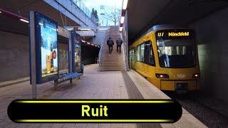 Stadtbahn Station Ruit - Stuttgart - Walkthrough