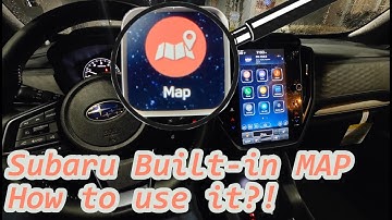 Subaru built in navigation - In depth guide