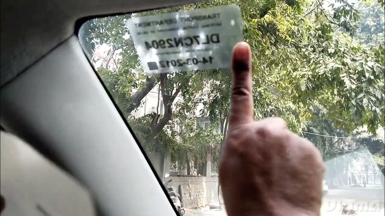 How to paste HSRP sticker YouTube