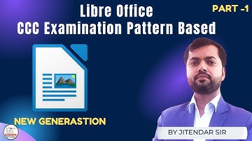 | Libre Office Writer | O Level Libreoffice Quick Revision PART-1 CCC Examination Pattern Based