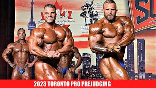 2023 Toronto Pro Prejudging: Iain Valliere VS Hassan Mostafa for the Win