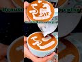 Love latte art and barista #coffee #art #shorts