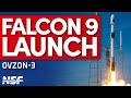SpaceX Falcon 9 Launches Ovzon-3