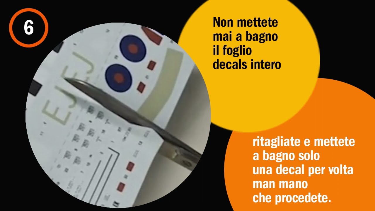 Come colorare e applicare le decals